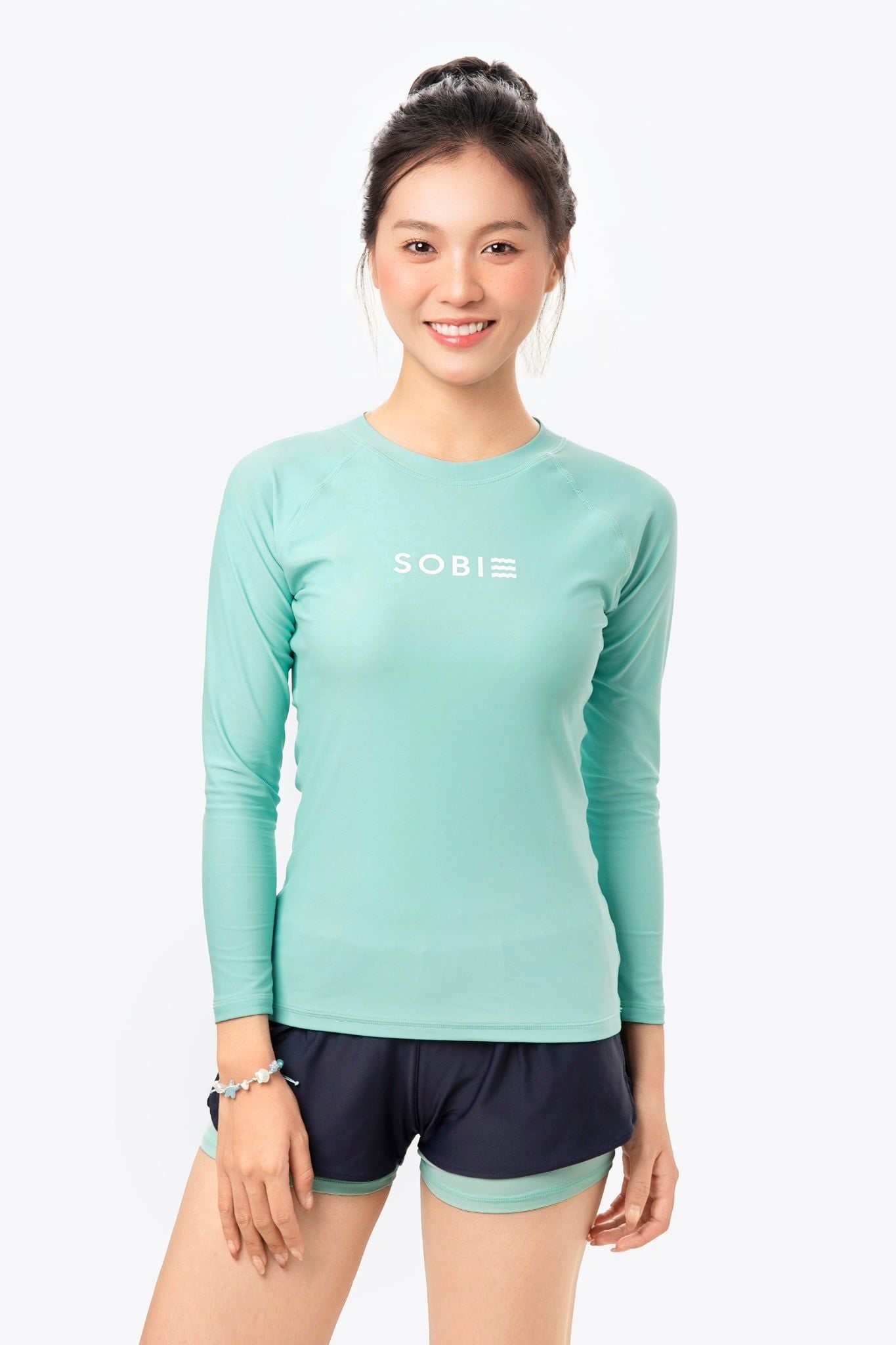 Áo bơi nữ tay dài chống nắng Mintmint — 1