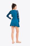  Áo bơi nữ croptop tay dài kín đáo và chống nắng Orchid Elara 