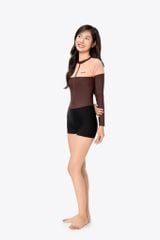 Đồ bơi nữ SOBIE liền thân tay dài chống nắng Floral Nora 3