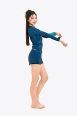 Áo bơi nữ tay dài khoá kéo kín đáo và chống nắng Orchid Alina 5
