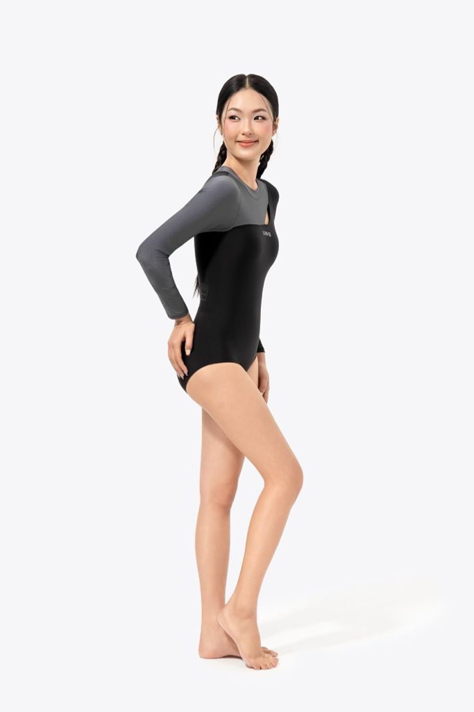 Đồ bơi nữ liền thân tay dài monokini kín đáo và chống nắng Ori Xavia — 4