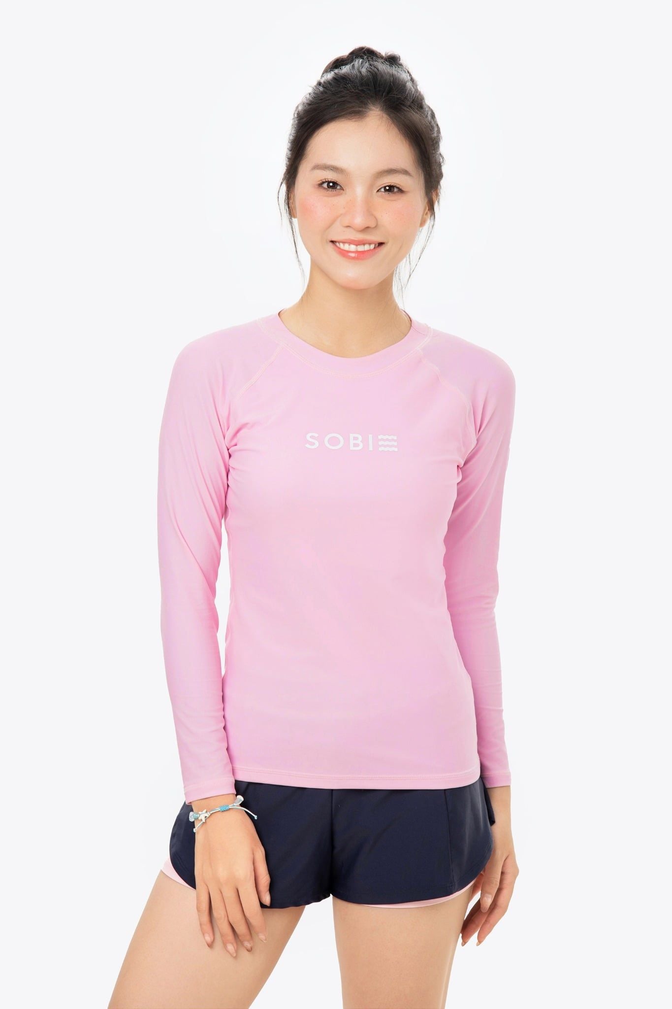 Áo bơi nữ tay dài chống nắng PinkVenom