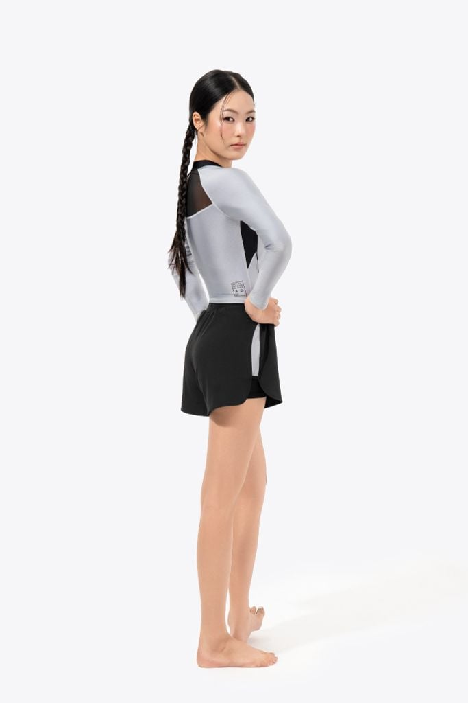 Áo bơi nữ croptop tay dài kín đáo và chống nắng Ori Jena — 8