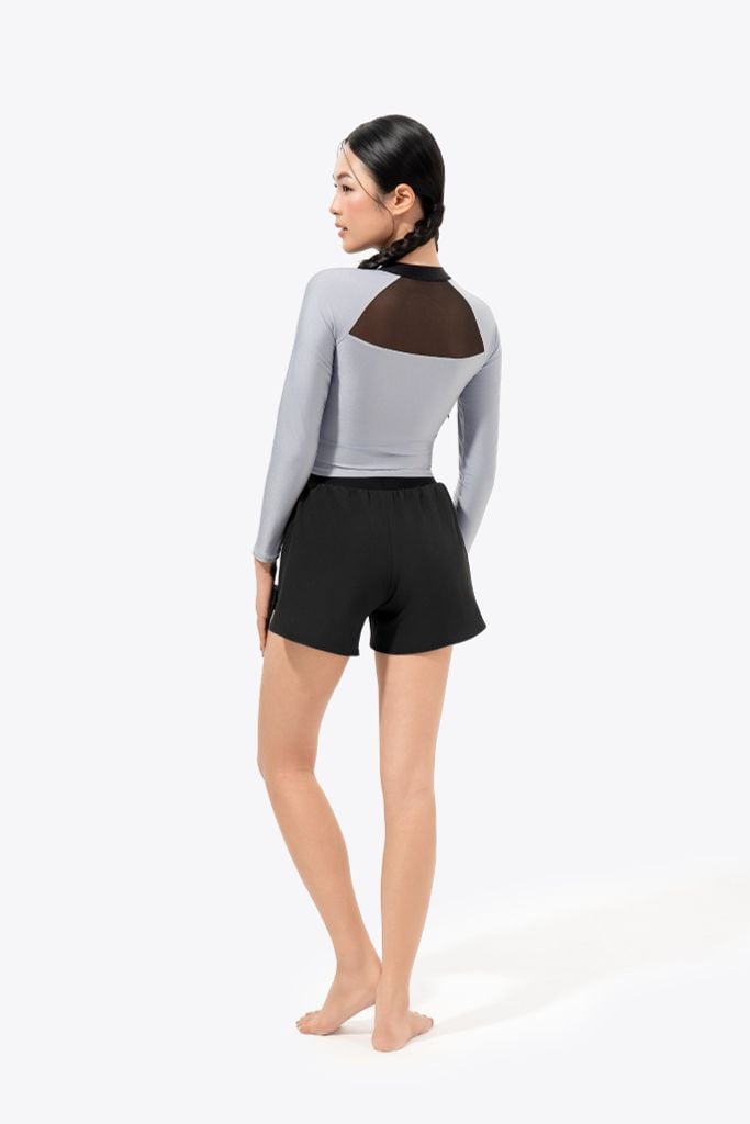 Áo bơi nữ croptop tay dài kín đáo và chống nắng Ori Jena — 9
