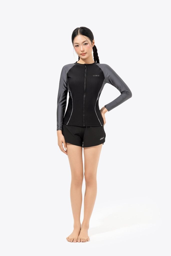 Áo bơi nữ tay dài kín đáo và chống nắng Ori Zoe — 2