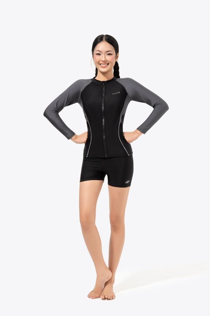 Áo bơi nữ tay dài kín đáo và chống nắng Ori Zoe — 6