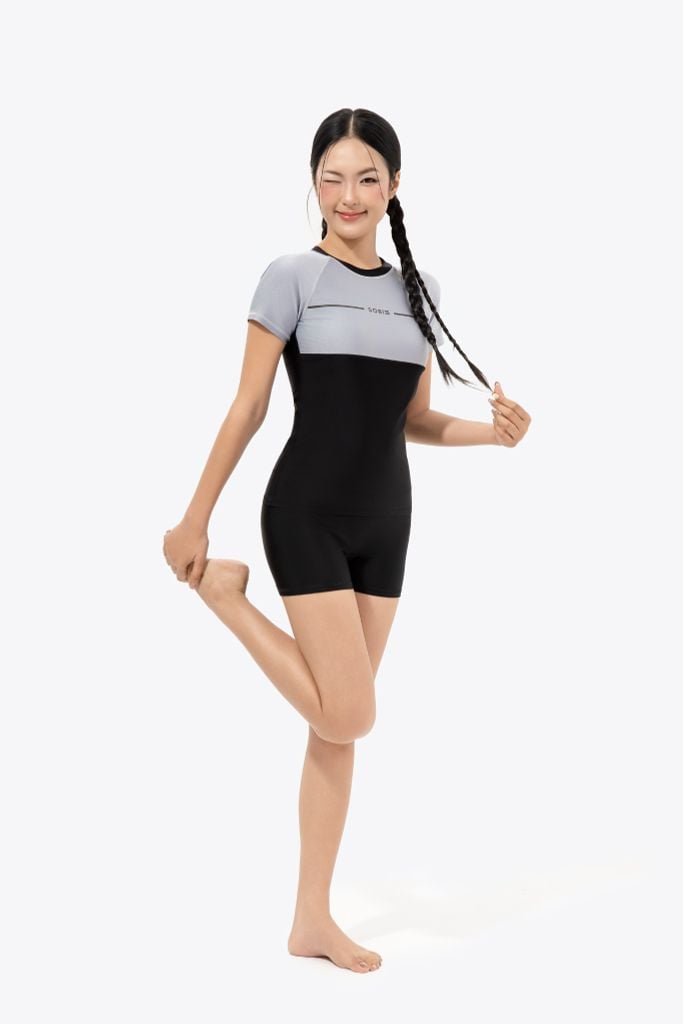 Áo bơi nữ tay ngắn kín đáo và chống nắng Ori Taylor — 4