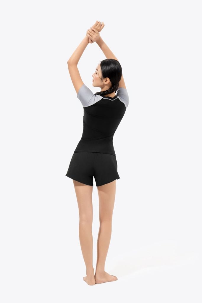 Áo bơi nữ tay ngắn kín đáo và chống nắng Ori Taylor — 9