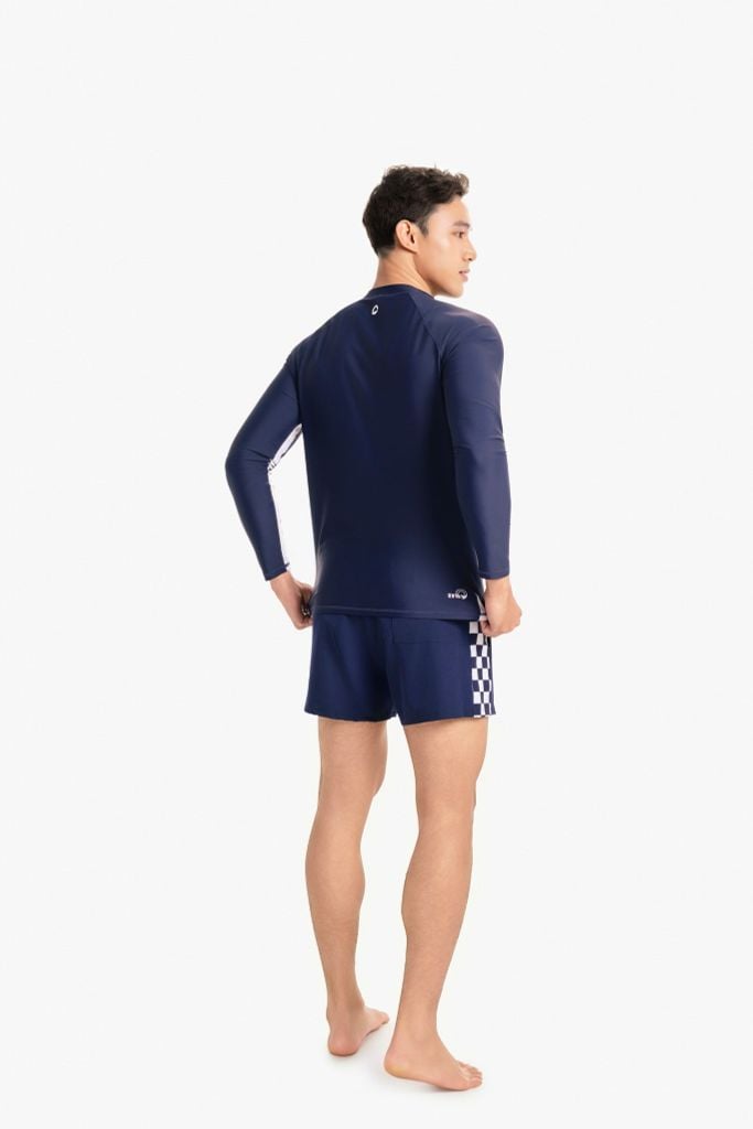 Áo bơi nam SOBIE tay dài khóa kéo kín đáo chống nắng Sea Halin — 5