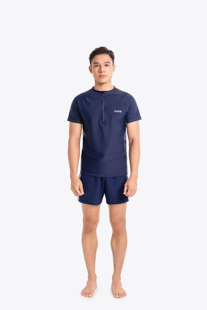 Áo bơi nam SOBIE tay ngắn kín đáo Sea Crew, ảnh 2