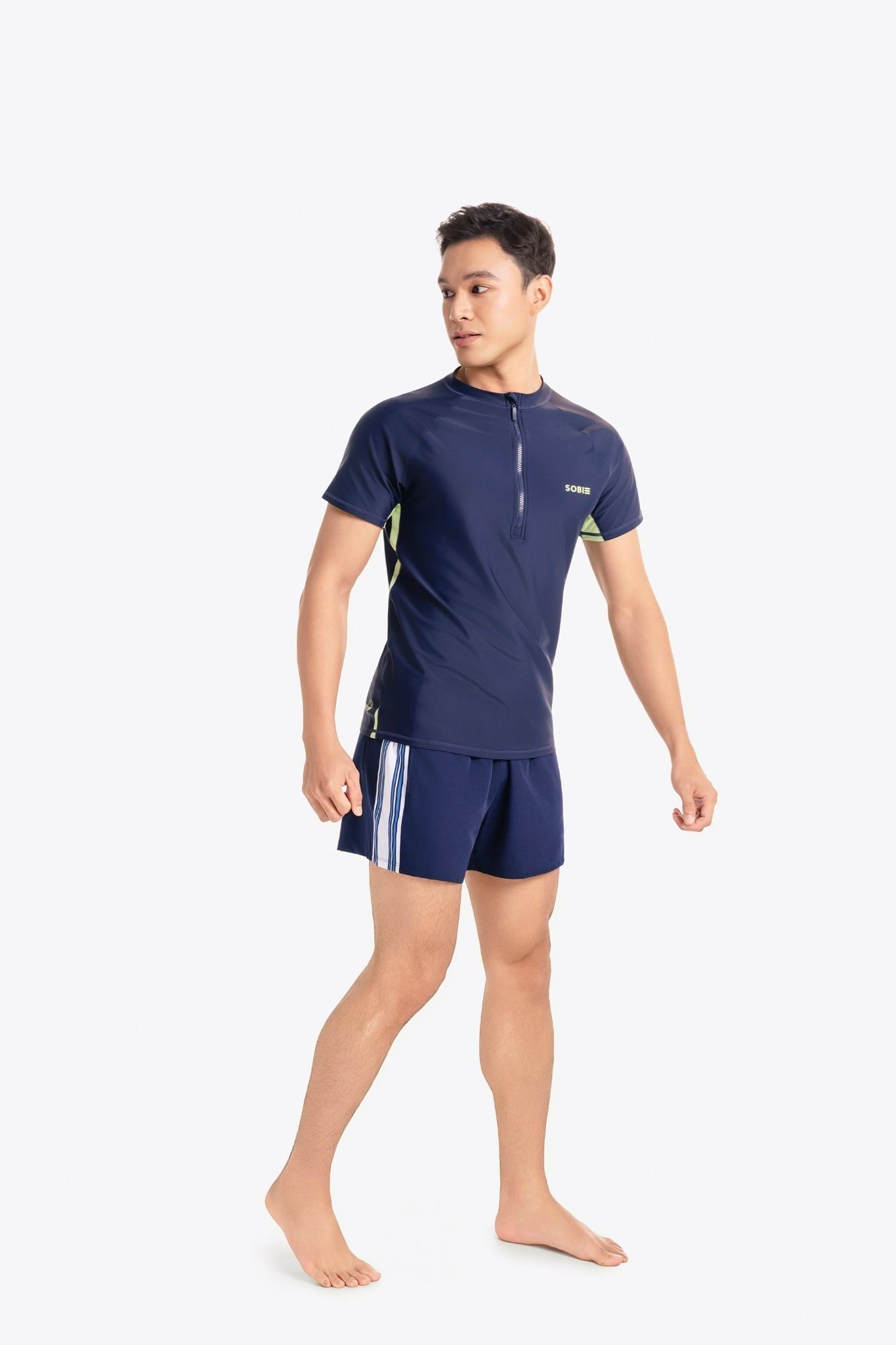 Áo bơi nam SOBIE tay ngắn kín đáo Sea Crew