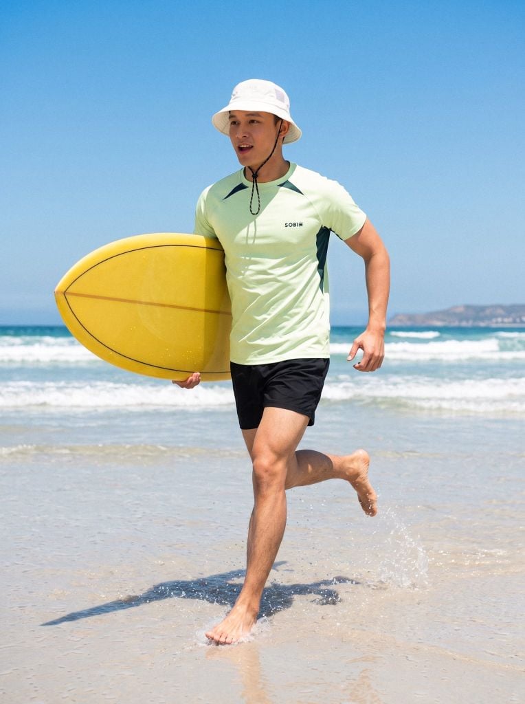 Nón chống nắng đi biển SOBIE Beach Hat White — 12