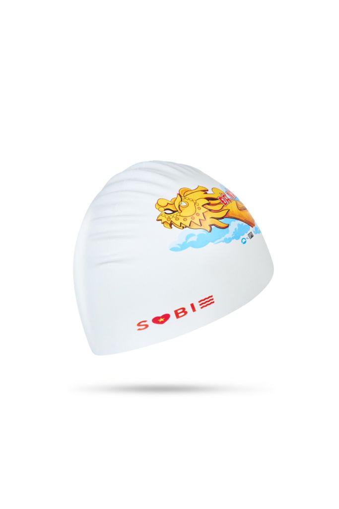 Nón bơi SOBIE silicone Cầu Rồng, ảnh 3