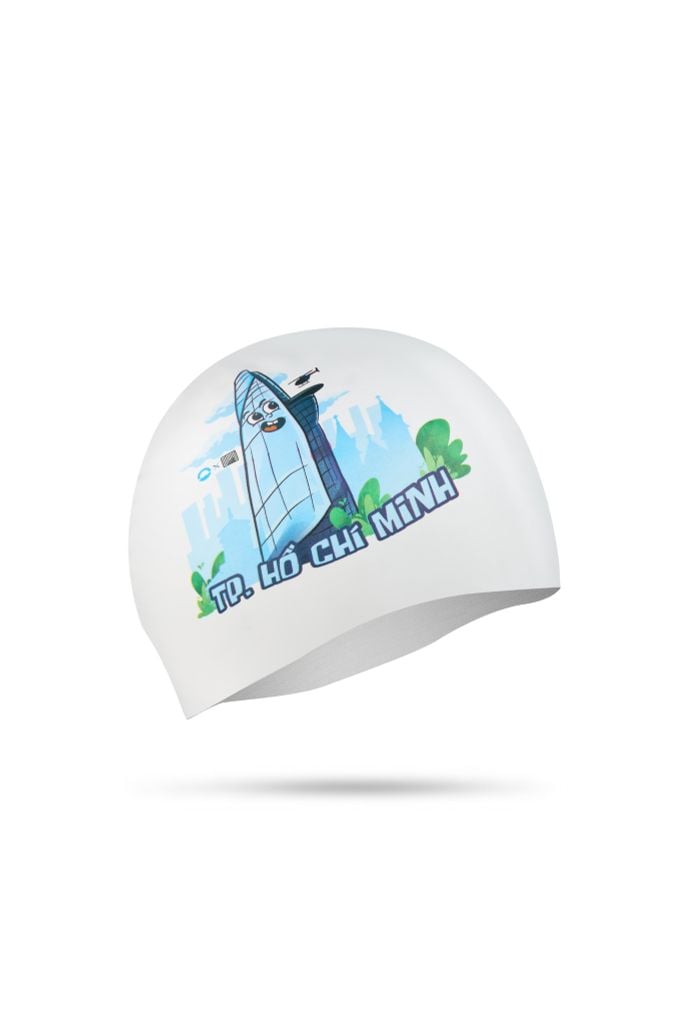 Nón bơi SOBIE silicone Bitexco, ảnh 2