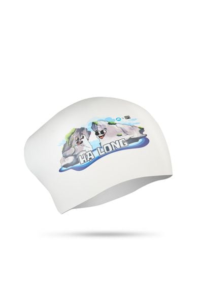  Nón bơi SOBIE silicon tóc dài Đá Vôi 