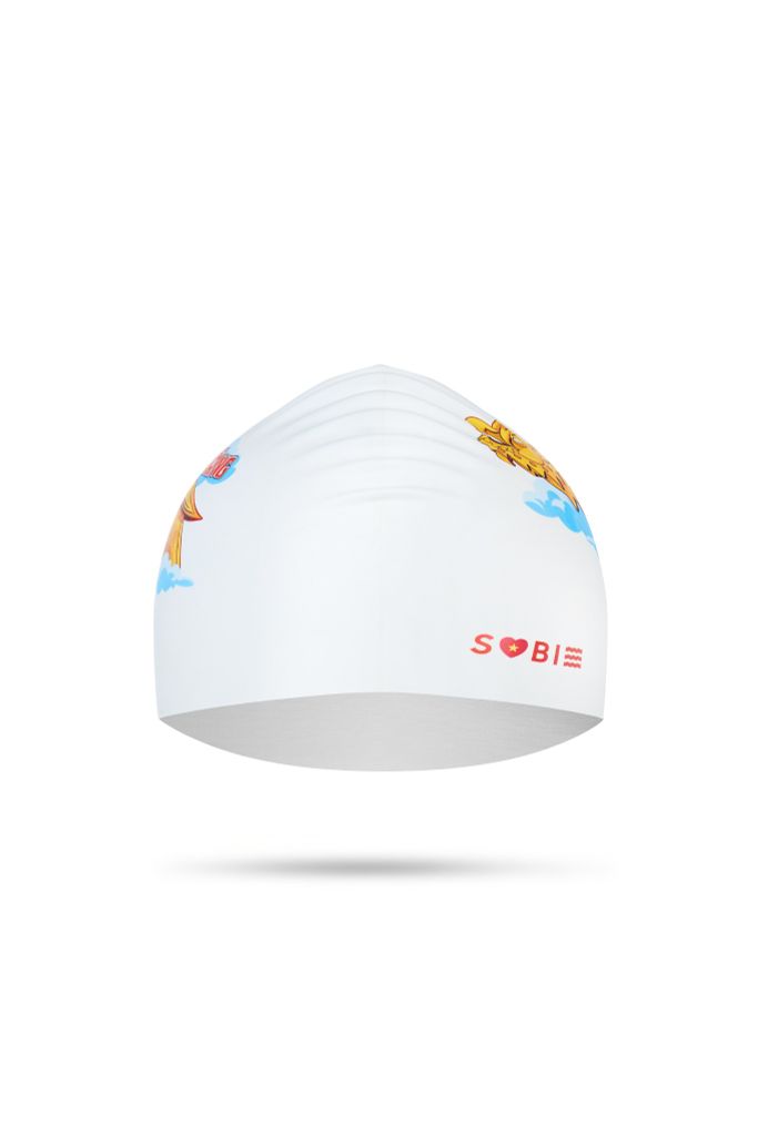 Nón bơi SOBIE silicone tóc dài Cầu Rồng — 4