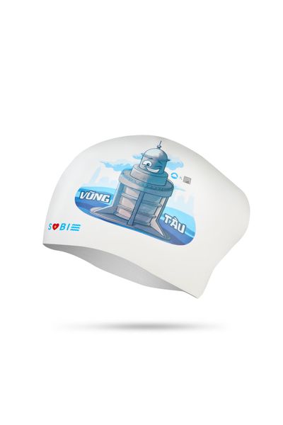  Nón bơi SOBIE tóc dài Ngọn Hải Đăng 