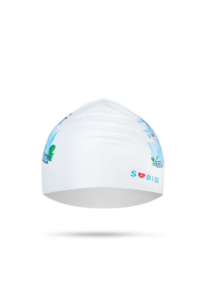 Nón bơi SOBIE silicone tóc dài Bitexco, ảnh 4