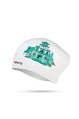 Nón bơi SOBIE silicone tóc dài Hồ Gươm 1