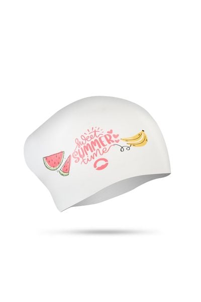  Nón bơi Sobie Silicon tóc dài Sweet Summer 