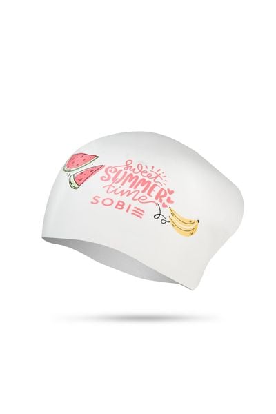  Nón bơi Sobie Silicon tóc dài Sweet Summer 