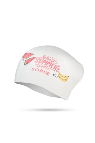  Nón bơi Sobie Silicon tóc dài Sweet Summer 