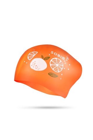 Nón Bơi Sobie Silicon tóc dài Orange 