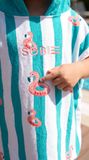 Poncho Trẻ em SOBIE 60x60 Flamingo 6