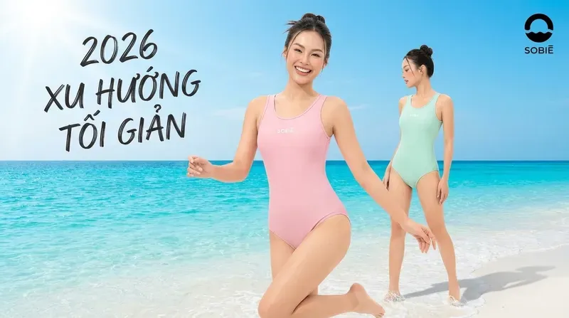 1. Xu hướng đồ bơi 2026: Sự trỗi dậy của phong cách tối giản và bền vững