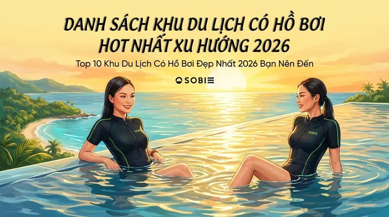 Danh sách khu du lịch có hồ bơi hot nhất xu hướng 2026
