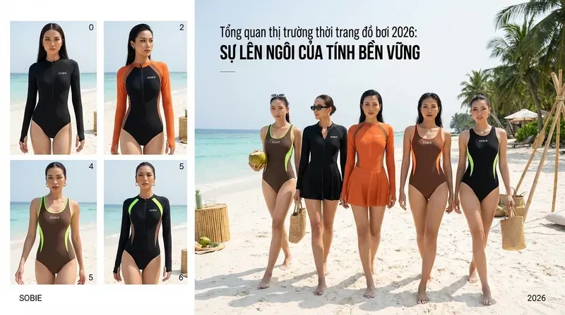 Tổng quan thị trường thời trang đồ bơi 2026: Sự lên ngôi của tính bền vững