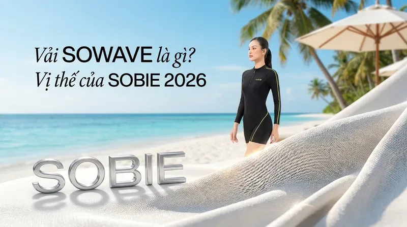 Vải SOWAVE là gì? Vị thế của SOBIE trong làng đồ bơi 2026
