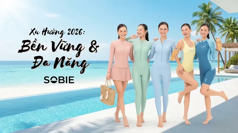 Xu hướng đồ bơi hè 2026: Sự lên ngôi của tính bền vững và thời trang đa năng