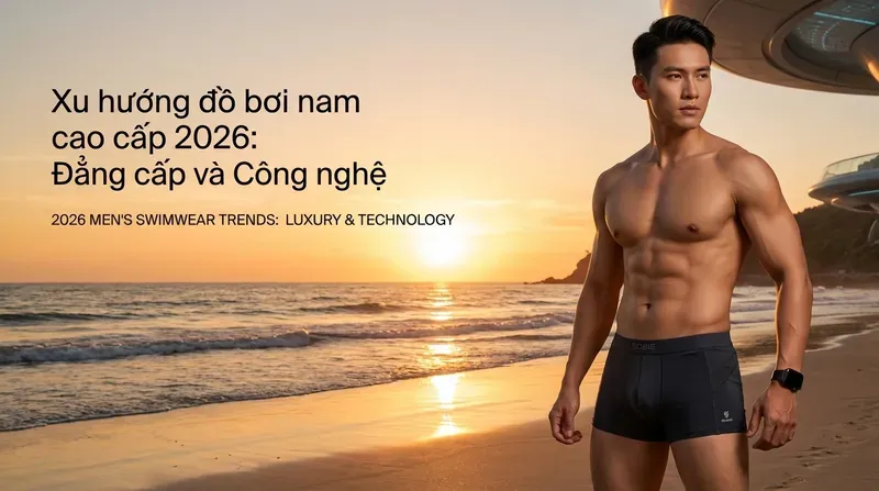 Xu hướng đồ bơi nam cao cấp 2026: Đẳng cấp và Công nghệ