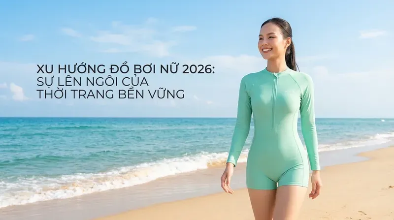 Xu hướng đồ bơi nữ 2026: Sự lên ngôi của thời trang bền vững và đa năng