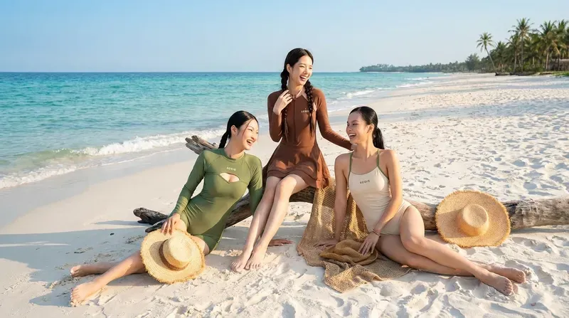 Xu hướng đồ đi biển 2026: Sự lên ngôi của thời trang bền vững và màu sắc thiên nhiên