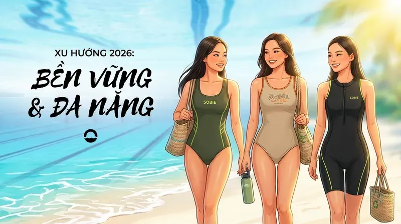 Xu hướng đồ đi biển 2026: Thời trang bền vững và đa năng