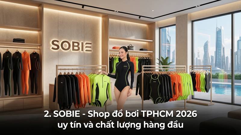 2. SOBIE - Shop đồ bơi TPHCM 2026 uy tín và chất lượng hàng đầu