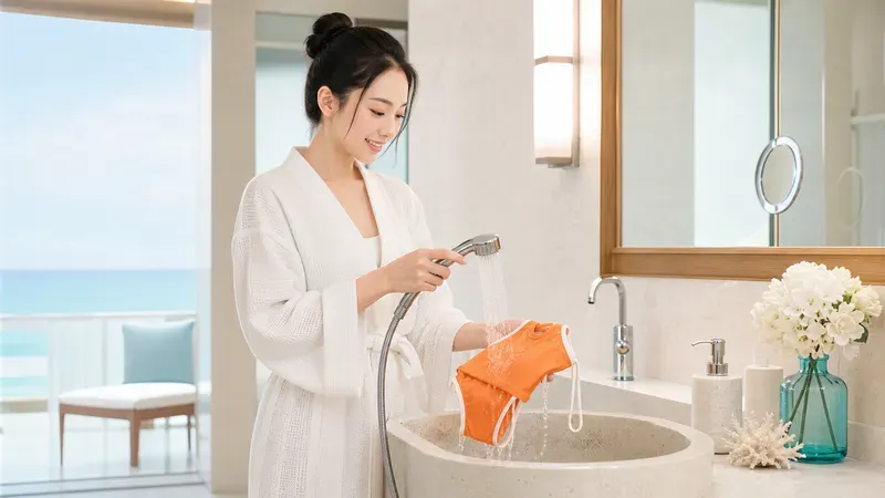 Cách bảo quản đồ bơi cao cấp sau khi đi biển ngay từ bước đầu tiên
