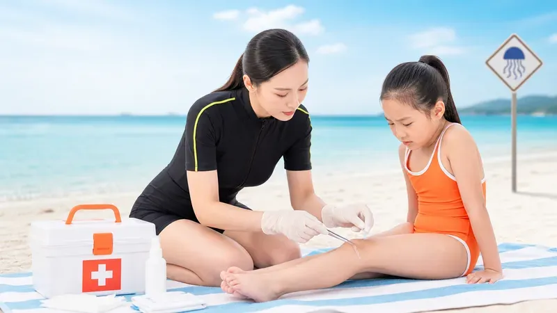 Sơ cứu khi bị sứa biển cắn: Các bước đầu tiên