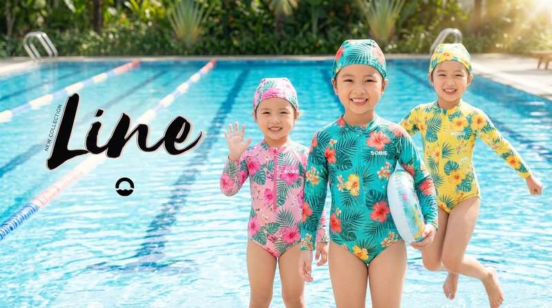 Bộ sưu tập đồ bơi bé gái 2026: Sự kết hợp giữa điệu đà và an toàn