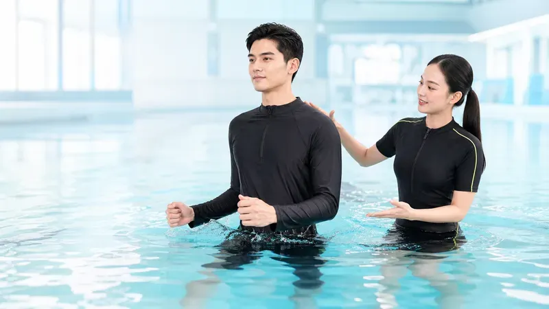 Bơi lội hỗ trợ đau lưng, đau vai gáy và tư thế ra sao?