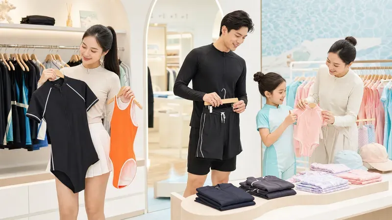 Chọn đồ bơi theo giới tính, độ tuổi và mức độ ngại ngùng khi xuống nước