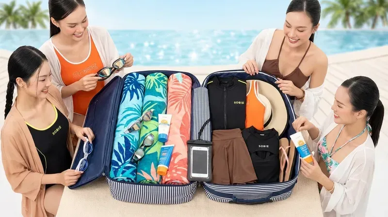 Hướng dẫn chuẩn bị đồ đi bơi cho gia đình và nhóm bạn