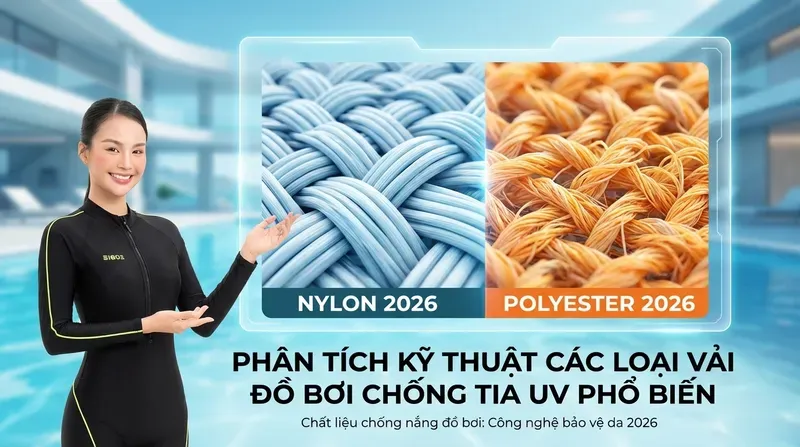Phân tích kỹ thuật các loại vải đồ bơi chống tia UV phổ biến