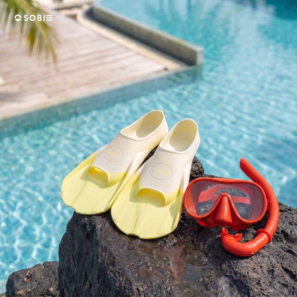 SET Mặt nạ lặn biển + Ống thở  SOBIE Red, ảnh 11