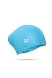 Nón bơi silicon cao cấp dành cho tóc dài SOBIE Blue - Wave S27 2