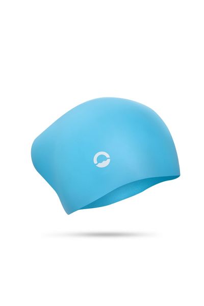  Nón bơi silicon cao cấp dành cho tóc dài SOBIE Blue - Wave S27 