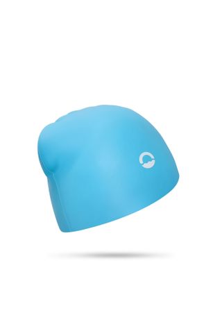  Nón bơi silicon cao cấp dành cho tóc dài SOBIE Blue - Wave S27 