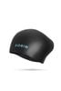 Nón bơi silicone cao cấp dành cho tóc dài SOBIE Black - Blue S25